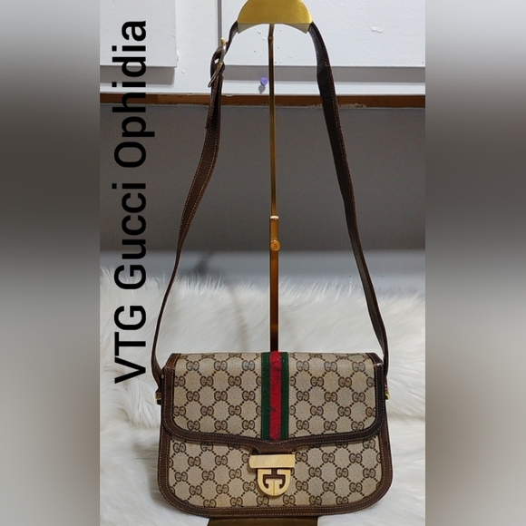 Gucci Handbags - SALE! Auth Gucci Ophidia GG Monogram Supreme Sherry Line Vintage Shoulder Bag